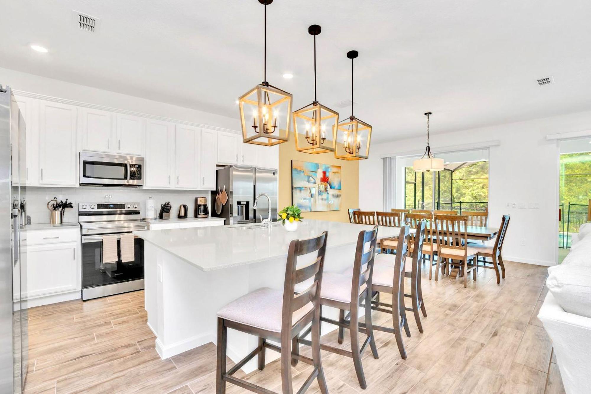 Stunning 9Br Home - Family Resort With Private Pool, Hot Tub, Games Room And Bbq! Киссимми Экстерьер фото